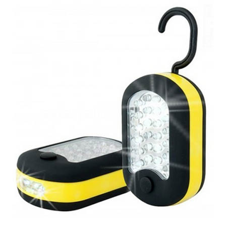 2PACK 27 LED Work Light Hook Flashlight with Magnet and 2 Light Modes