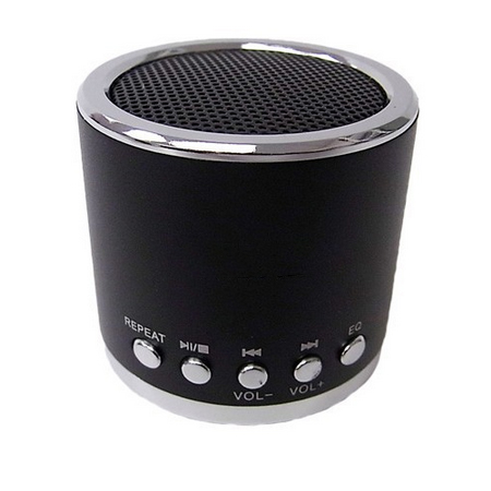 MN01 Mini Speaker TF cardMP3USB player speakers Black Universal 3.5mm