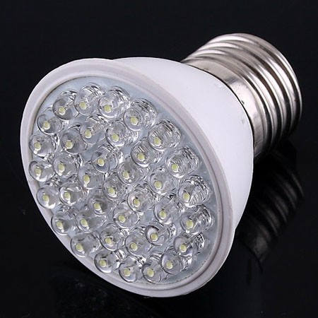 38 LED E27 White Light Bulb Lamp 110V/220V Optional