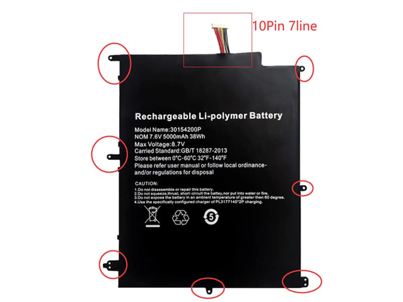 battery 30154200P teclast battery 30154200P