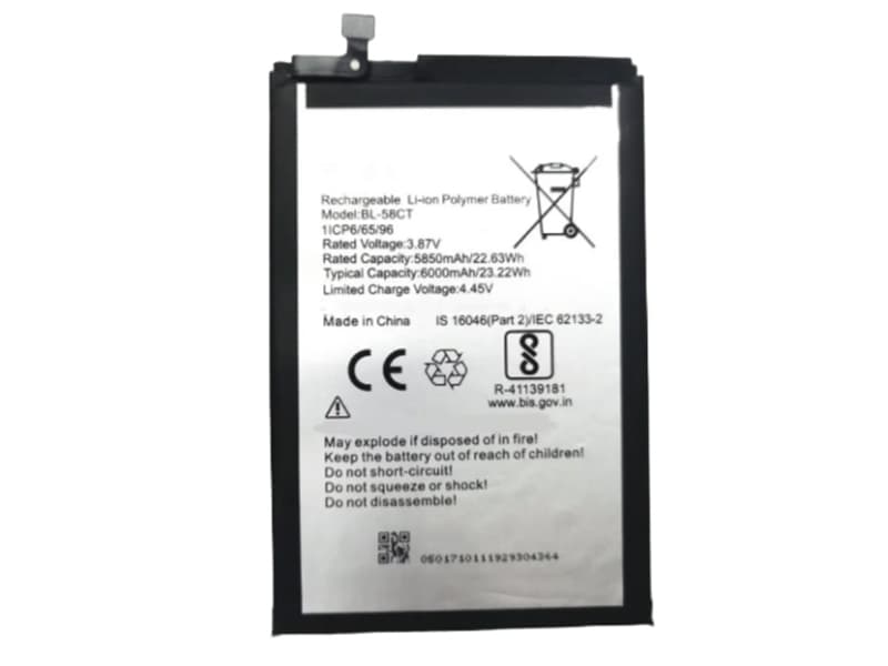 battery BL-58CT tecno battery BL-58CT