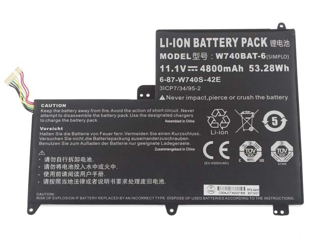 Clevo W740BAT-6 battery